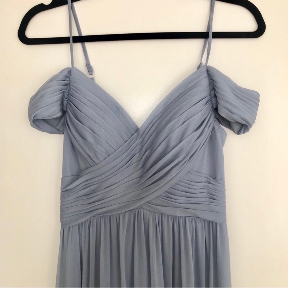 Azazie Dusty Blue Dress